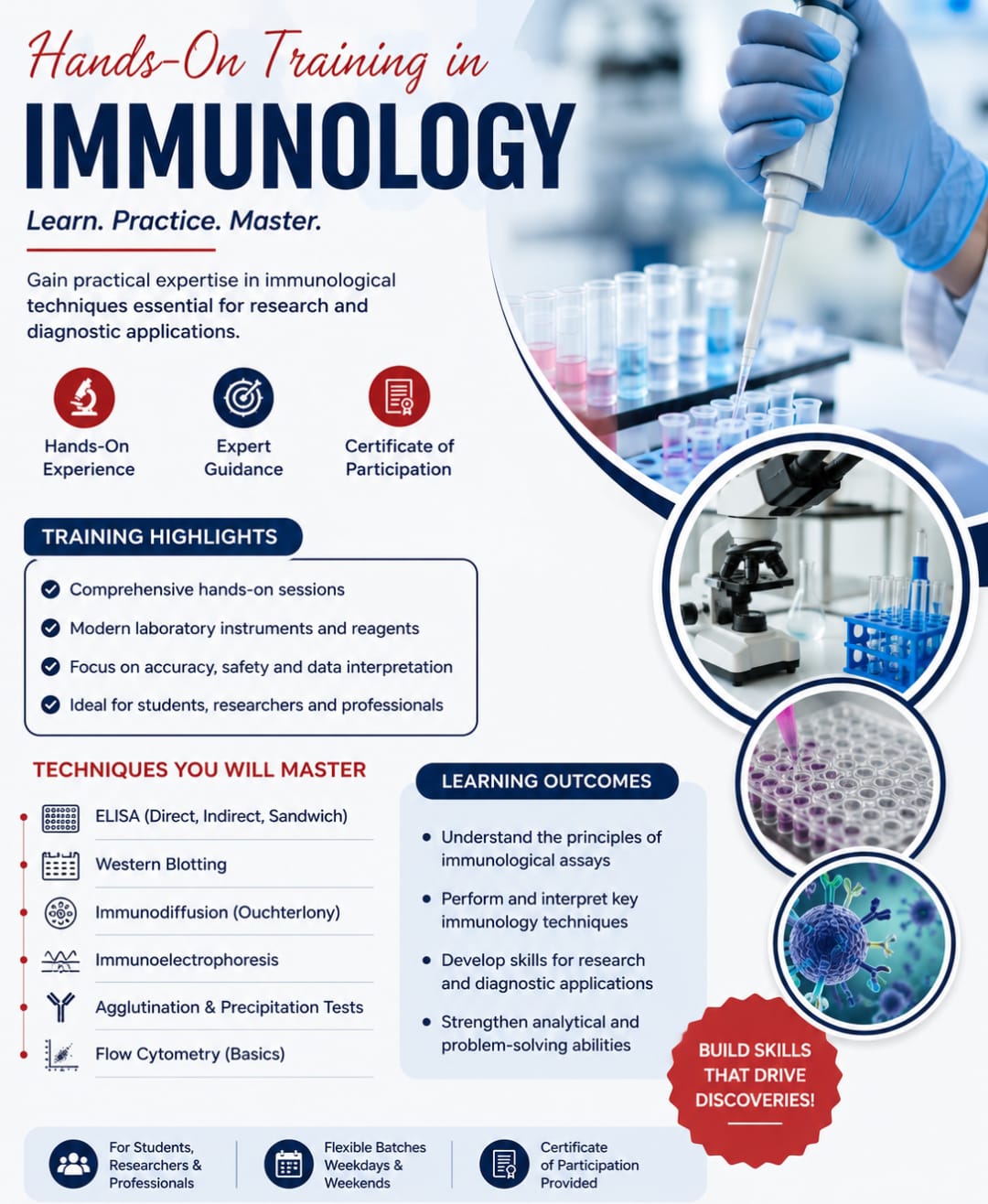 Immunology training brochure